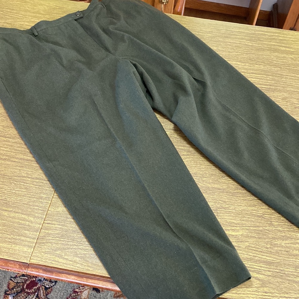 Green Pendleton Lined Virgin Wool Career Pant Sui… - image 8